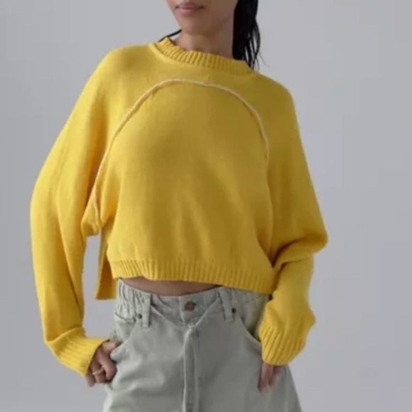BDG Danica Recycled Knit Sweater yellow Urban Outfitters - Picture 5 of 9